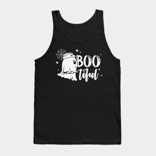 Bootiful Ghost Nurse Halloween Gift Tank Top